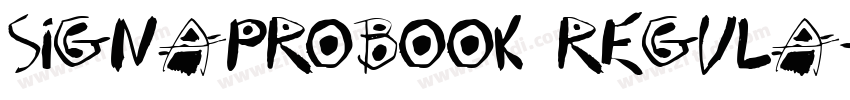 SignaProBook Regula字体转换